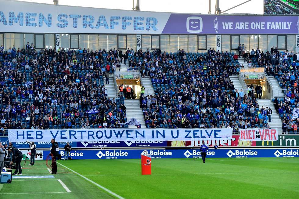 KAA Gent zakt naar de voorlaatste plaats na een nieuwe nederlaag