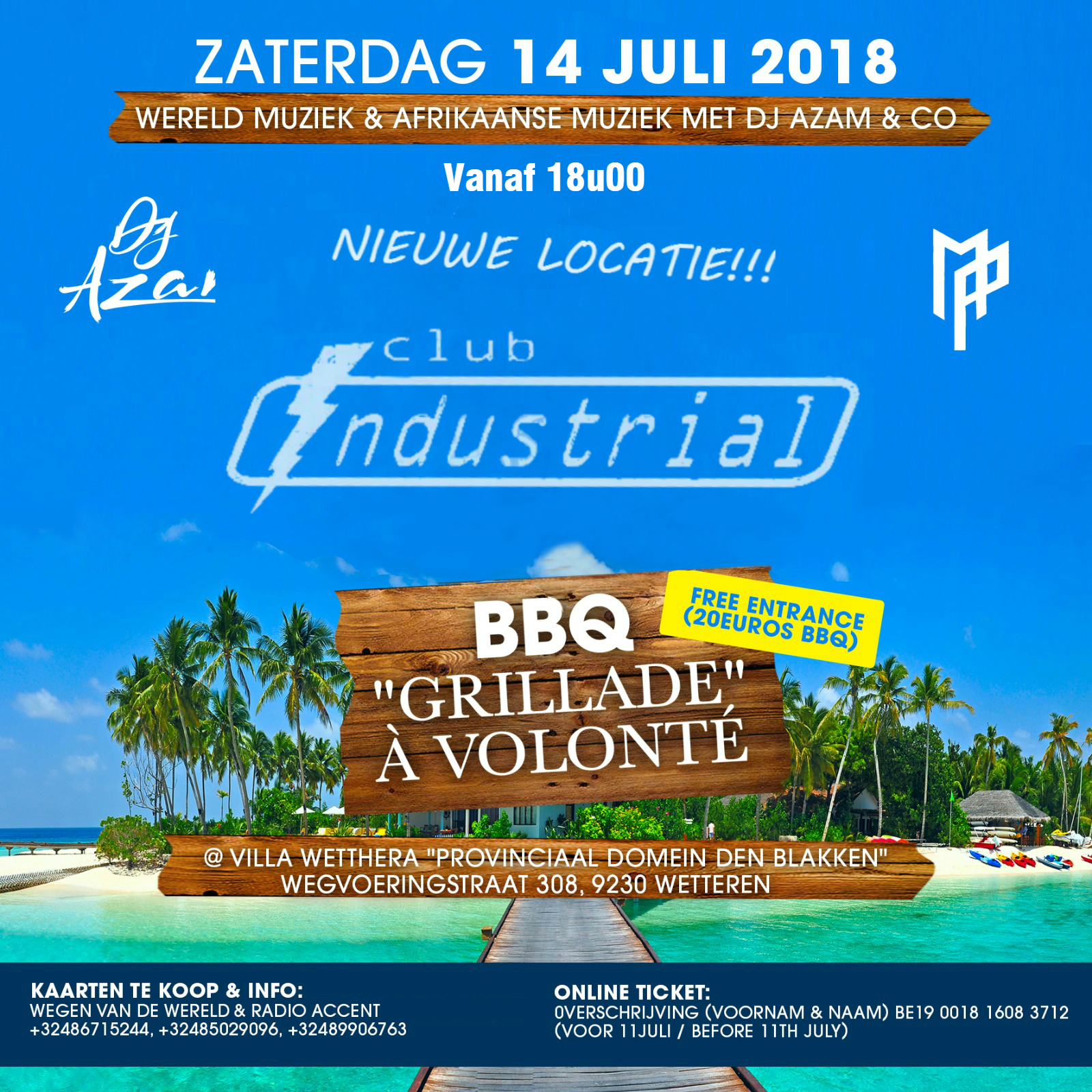 Multiculturele avond van Wegen van de Wereld: “barbecue à volonté met Afrikaanse vibes”