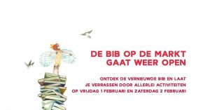 Bibliotheek terug op de markt: “Open gevoel van nieuwe bib spreekt enorm aan”