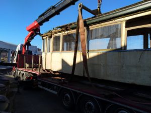 Historische tram teruggekeerd naar Merelbeke