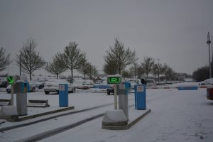 Wetteren: Gladde stationsparking