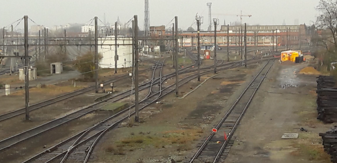 Saneringswerken aan spoorwegbundel Gentbrugge