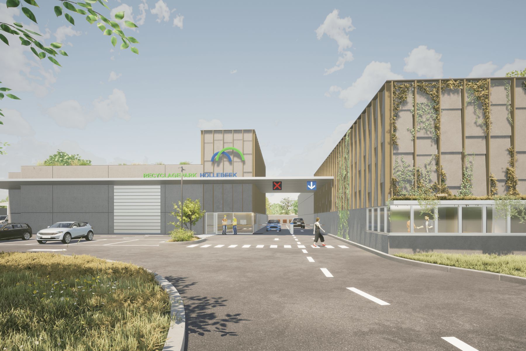Merelbeke: start bouw nieuw recyclagepark