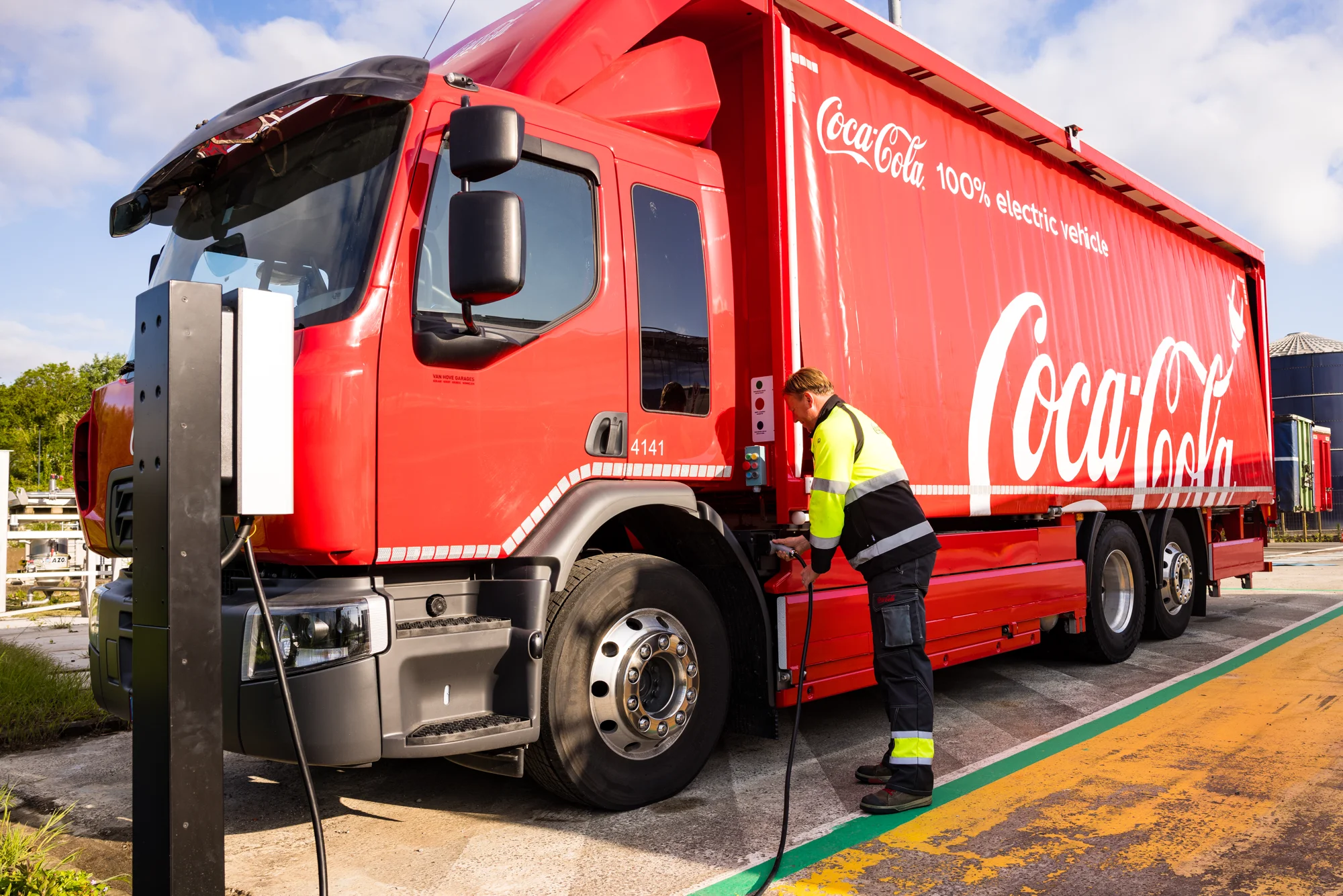 Coca Cola levert elektrisch