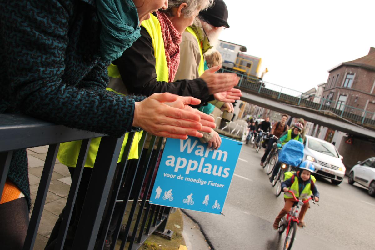 Nationale applausdag voor fietsers