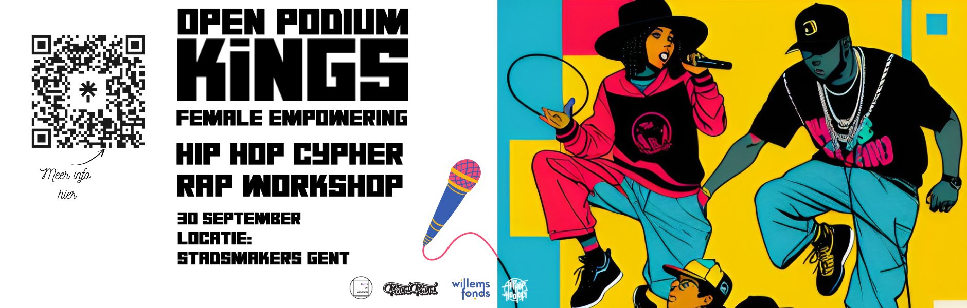 Hiphop en rap-workshop in Gent